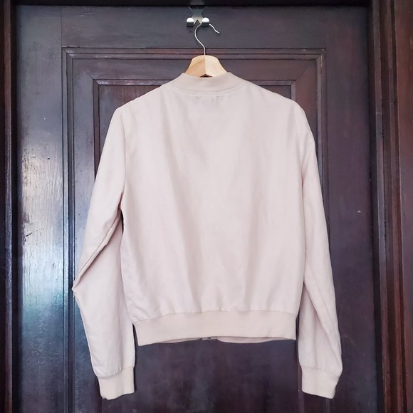 American Apparel light pink bomber jacket - Picture 2 of 5